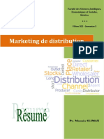 Résumé Cours_ Marketing de Distribution_ Pr SLIMAN