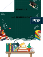 Minggu 3 1 - 5 FEBRUARI 2021