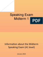 Midterm Speaking Exam A1