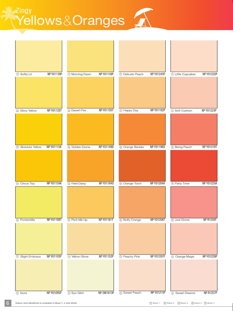 Nippon Paint Colour Chart PDF Color Artistic Techniques