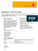 Sikalastic®-720 One Shot: Product Data Sheet