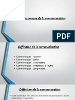 Principes de Base de La Communication