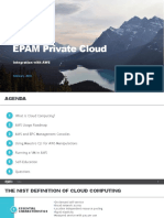 EPAM Private Cloud: Integration With AWS
