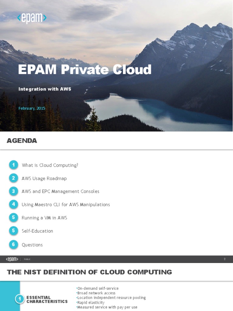 EPAM Private Cloud: Integration With AWS | PDF | Cloud Computing ...