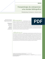 Resumo: Fisiopatologia Da Osteoporose: Uma Revisão Bibliográfica