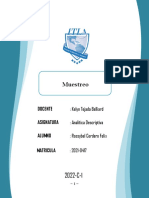 Muestreo estadístico: técnicas y aplicaciones