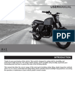 Brixton Motorcycle User Manual
