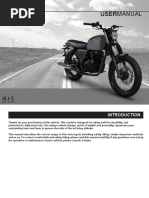 Brixton Motorcycle User Manual