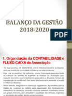 BALANÇO DA GESTÃO_2018_2020