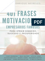 401 Frases Motivacionais de Empresarios Famosos - Meireles, Mario Henrique