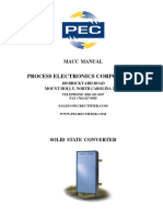 MACC Manual Guide Solid State Converter Installation Operation Maintenance