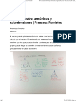 Cable de Neutro, Armónicos y Sobretensiones - Francesc Fornieles