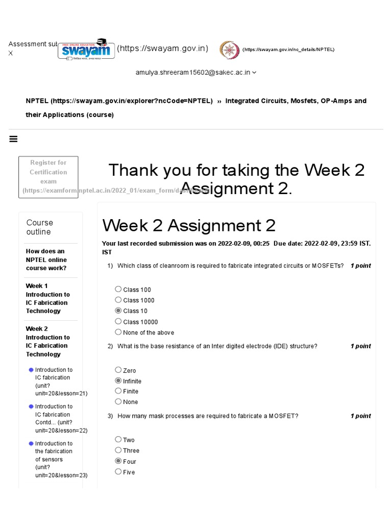 Integrated Circuits, Mosfets, OPAmps and Their Applications Unit 3