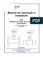 MANUAL DE INSTRUÇÕES DO MEDIDOR DE VAZÃO VTL-025 E VTL-050