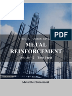 Metal Reinforcement - Term Paper