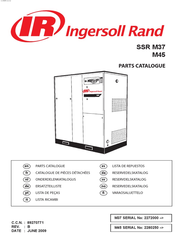 IR Air Compressor Parts PDF Relay Valve