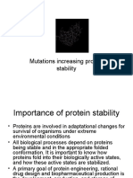 MutationsIncreasingProteinStability