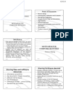 Lecture 2 - Motivations of Computer Networks