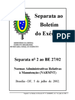 NARMNT - Normas de Manutenção do Exército Brasileiro