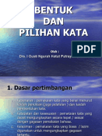 Download Bentuk Dan Pilihan Kata by goesbego SN56061188 doc pdf