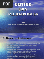 Download Bentuk Dan Pilihan Kata by goesbego SN56061188 doc pdf