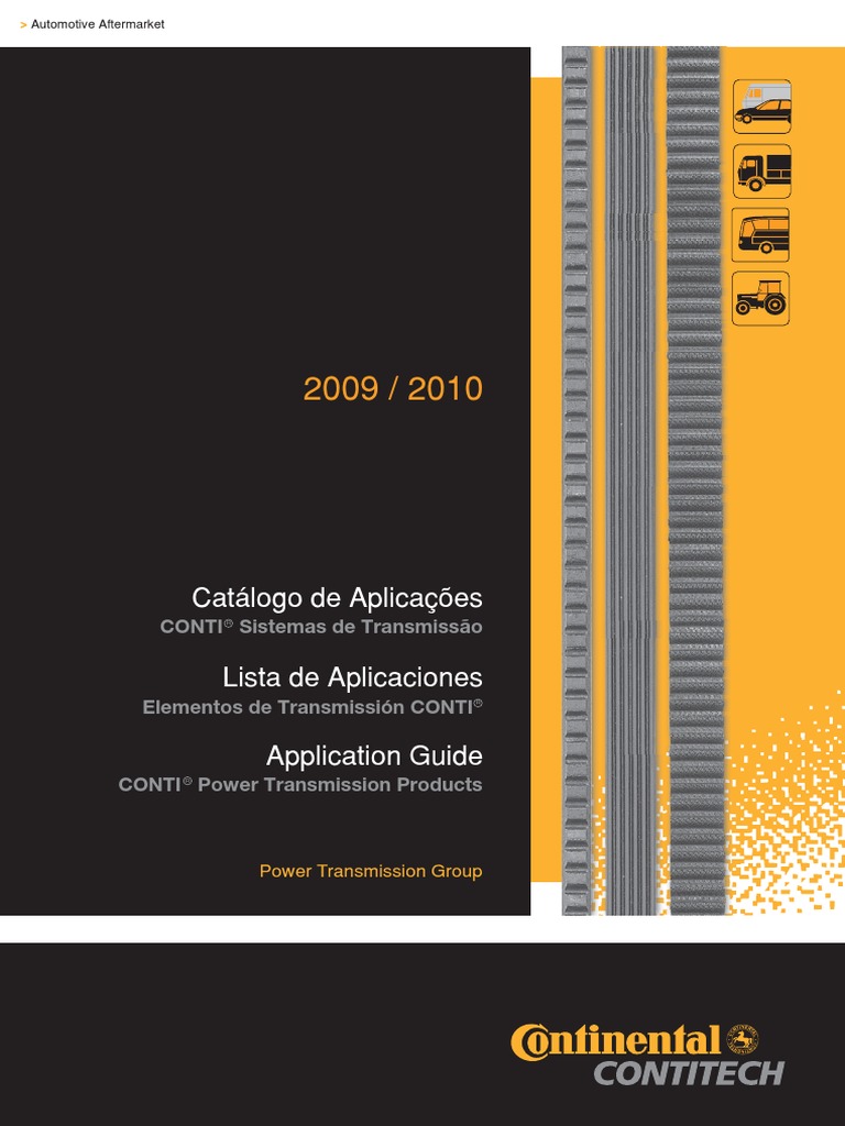Catálogo ContiTech 2009/2010 | PDF | Turbocompressor | Bomba