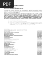 Bolsa Trabalho Convocacao 01 Edital 001 2021