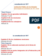 Estructura y Partes de La Constitución de 1917