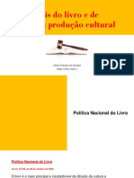 5 Leis Do Livro e de Apoio À Produção Cultural