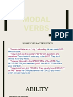 Modal Verbs Presentation