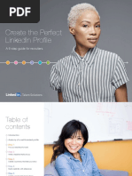 Editable LinkedIn Profile Template | PDF | Linked In | Computing