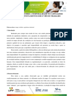 Considerações Sobre a Temporalidade No Capitalismo Industrial Desidentificado