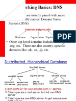 Networking Basics: DNS: - IP Addresses Are Usually Paired With More Human-Friendly Names: Domain Name System (DNS)