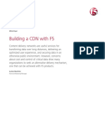 Building A CDN With F5: White Paper
