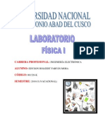 Informe 02 - Lab Oratorio Fisica I