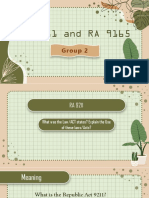 RA 9211 and RA 9165: Group 2