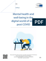 Mental Health and Well-Being in The Digital World of Work Post COVID