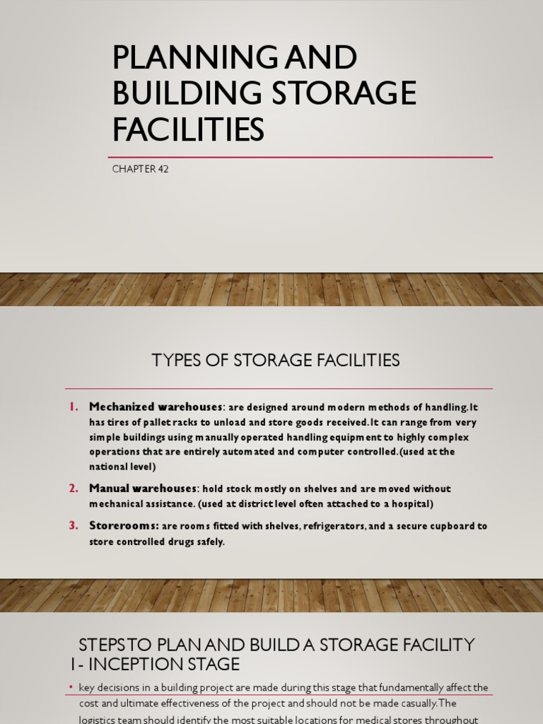 Storage Facility Planning Guide | PDF | Warehouse | Fire Safety