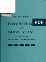 Needham, R - Structure-and-Sentiment-A-Test-Case-in-Social-Anthropology-1962 PDF