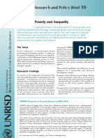 Combating Poverty & Inequality, UNRISD Research and Policy Brief 10 (2010)