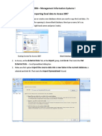 Importing Excel Data To Access 2007