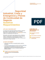 Security, Crisis and Emergency Management and Business Continuity Plans (Spanish)