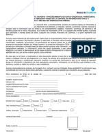 Fto-Col-693 Formato Autorización A Consulta y Reporte A Centrales de Riesgo