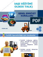 (Sunum) Forklift Eğitim Sunumu