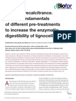 Biomass Recalcitrance. Part II: Fundamentals of Different Pre-Treatments To Increase The Enzymatic Digestibility of Lignocellulose