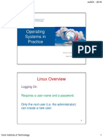 Operating Systems in Practice: Linux Overview