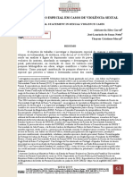 Depoimento Especial em Caso de Violencia Sexual