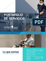 Brochure de Servicios Centro Aseo V.R