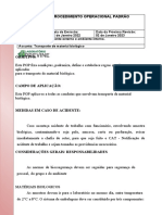 Pop Transporte de Amostras Biológicas