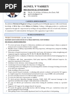 Agnel V Varkey: Mechanical Engineer